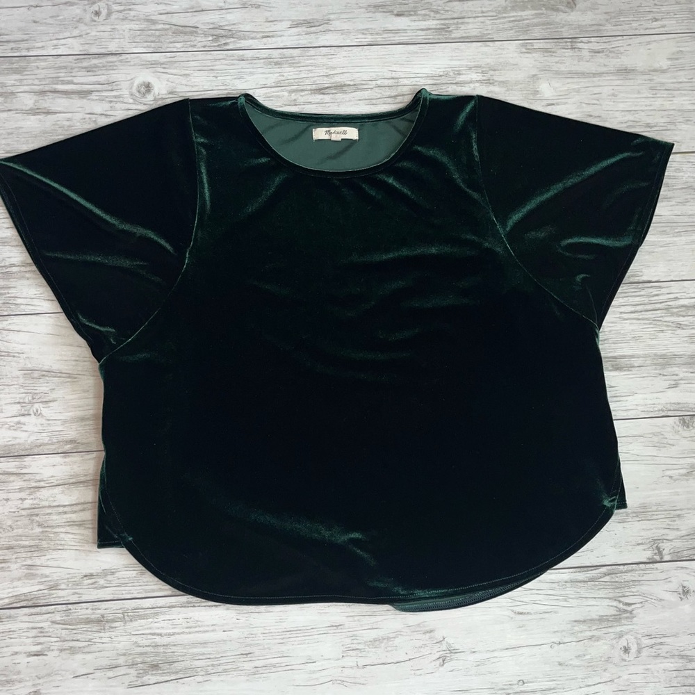 Madewell Green Top Size Medium